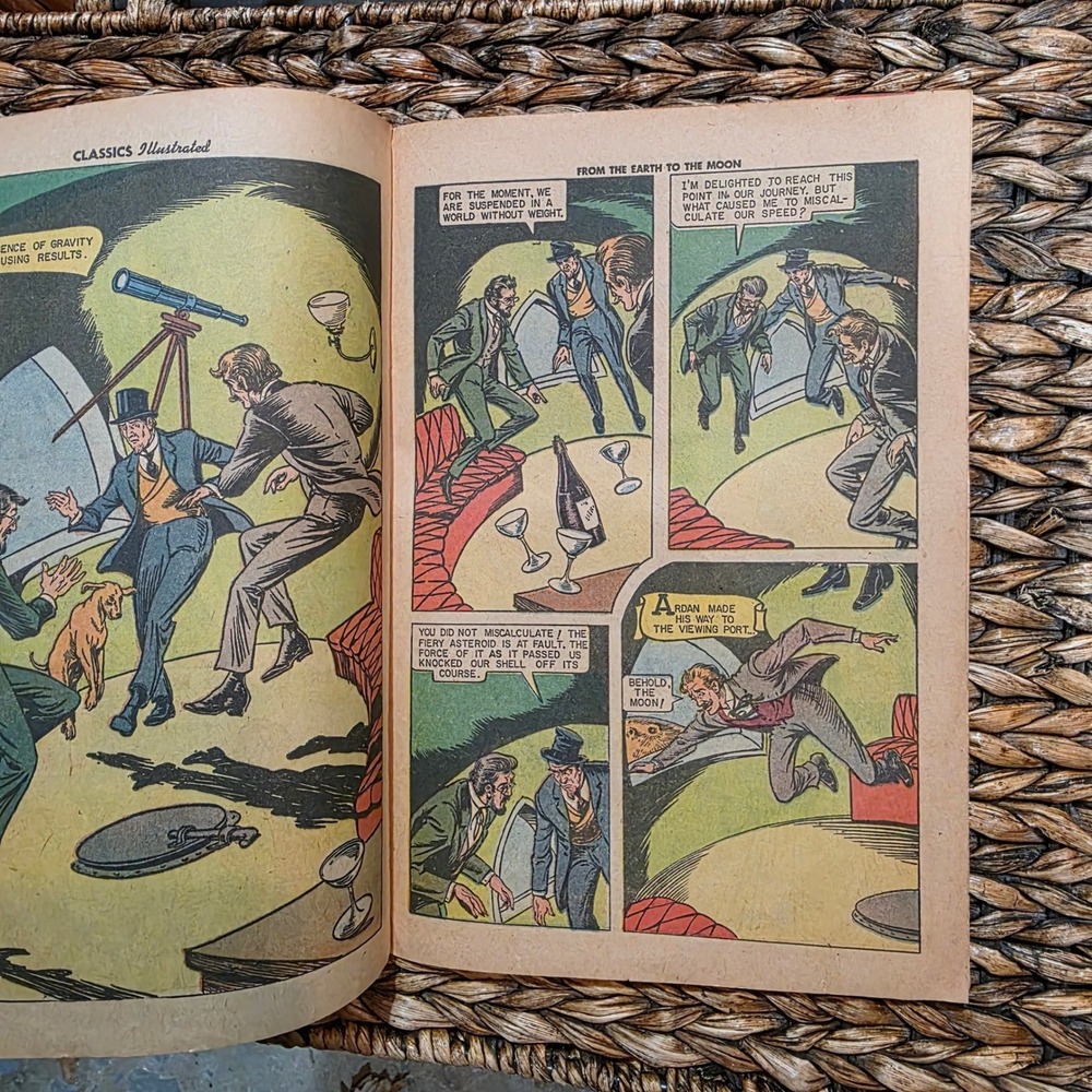 Classics Illustrated Comic Lot 6 Books 1940s-50s Vintage Fair Condition - Picture 8 of 11